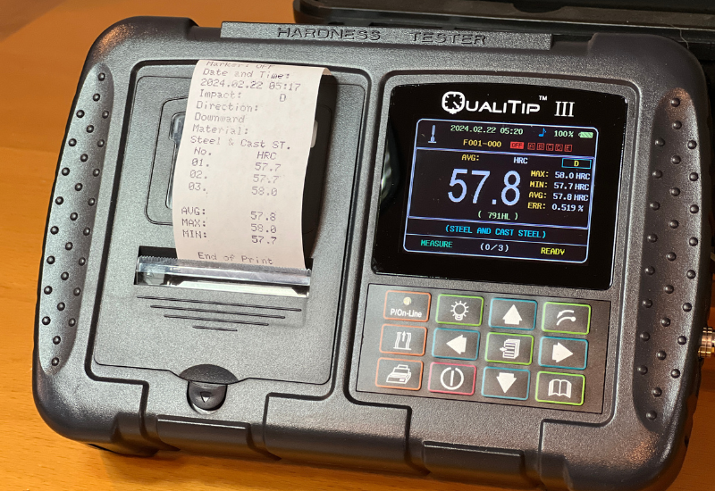 Portable Hardness Tester - QualiTip III