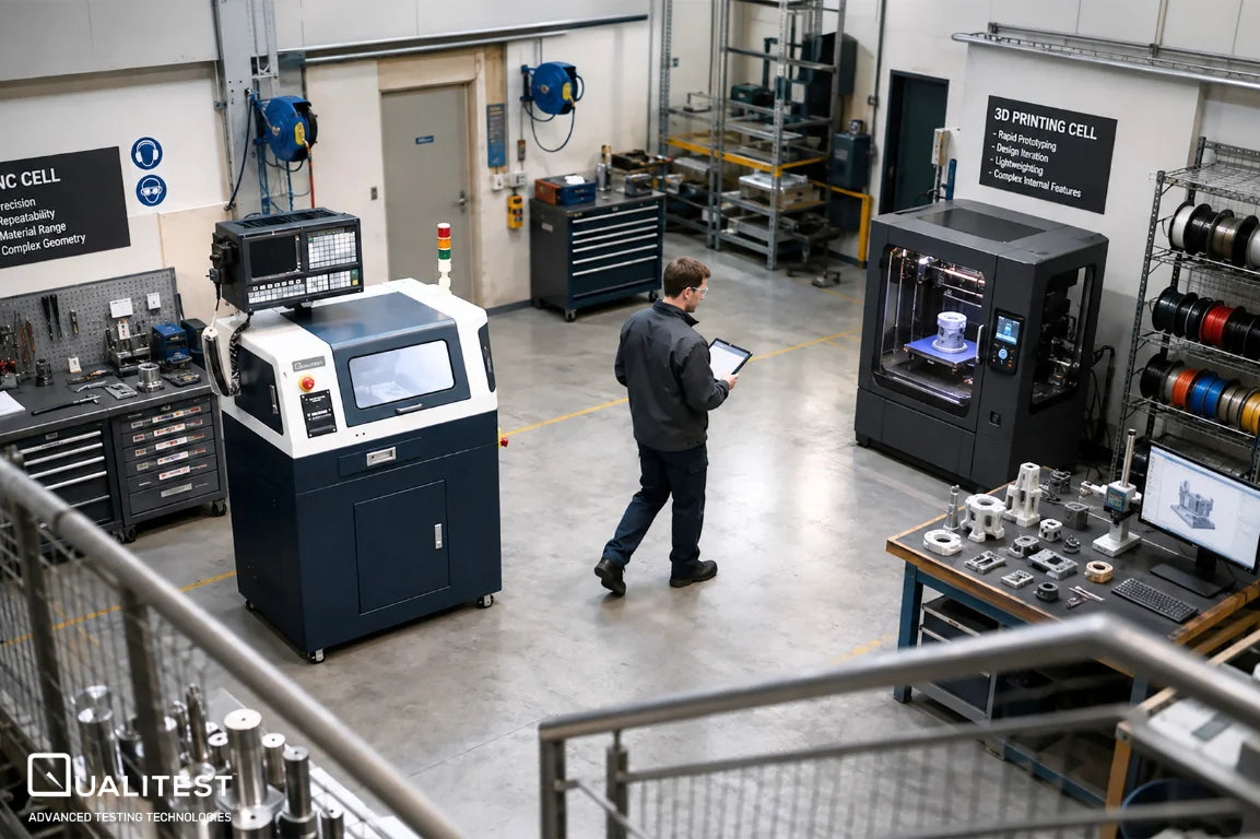 CNC Machine vs 3D Printer: Side-by-Side Guide