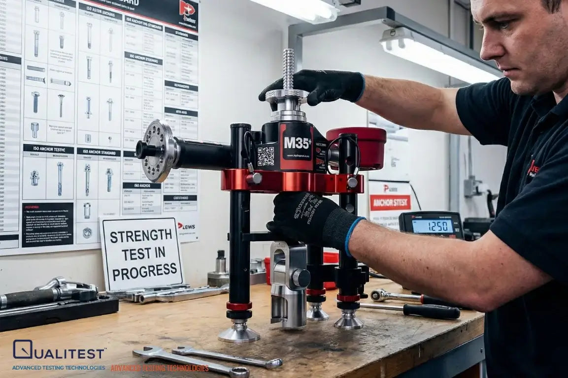 Anchor Point Pull Testing Rig How to Perform Anchor Pull Test: Standards & Guide – Qualitest USA LC