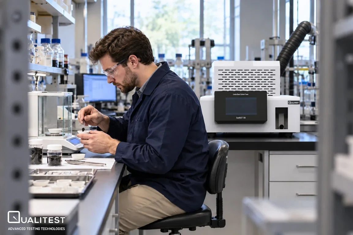 Manual vs Automatic Carbon Black Content Tester Setup