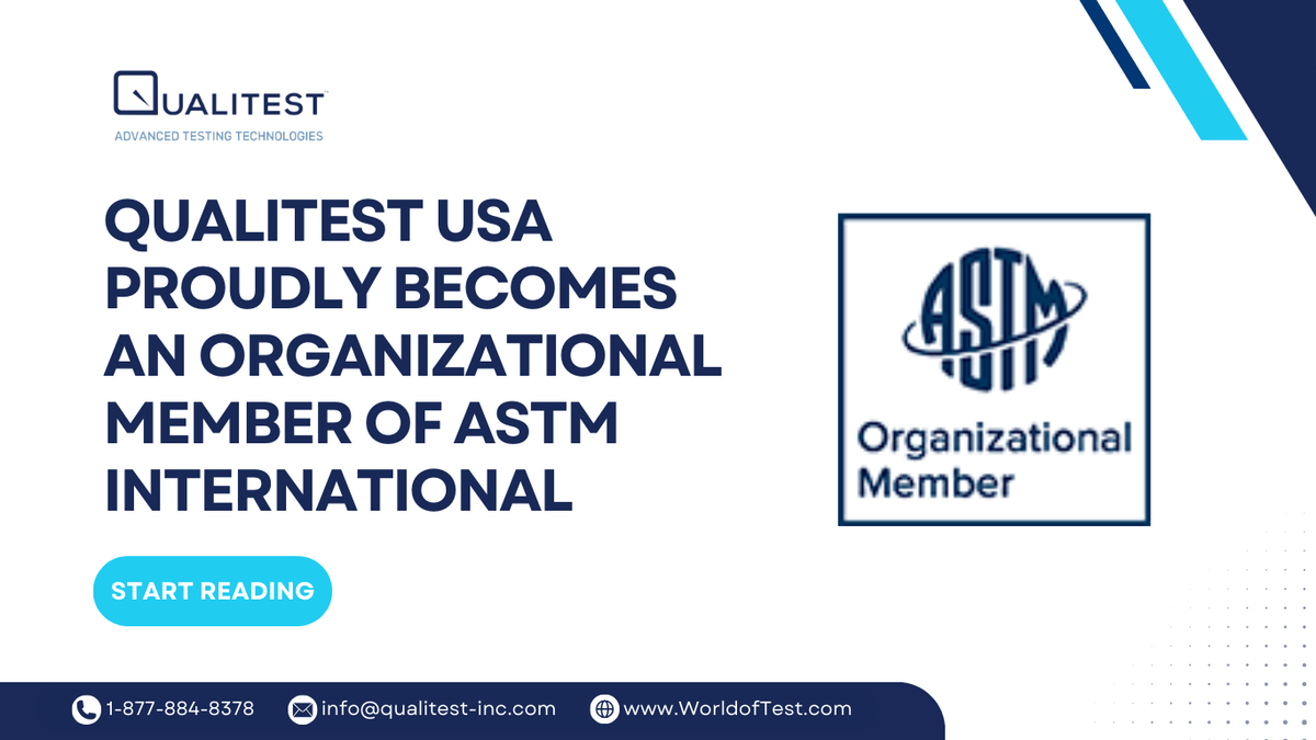 Qualitest USA Proudly Becomes an Organizational Member of ASTM International