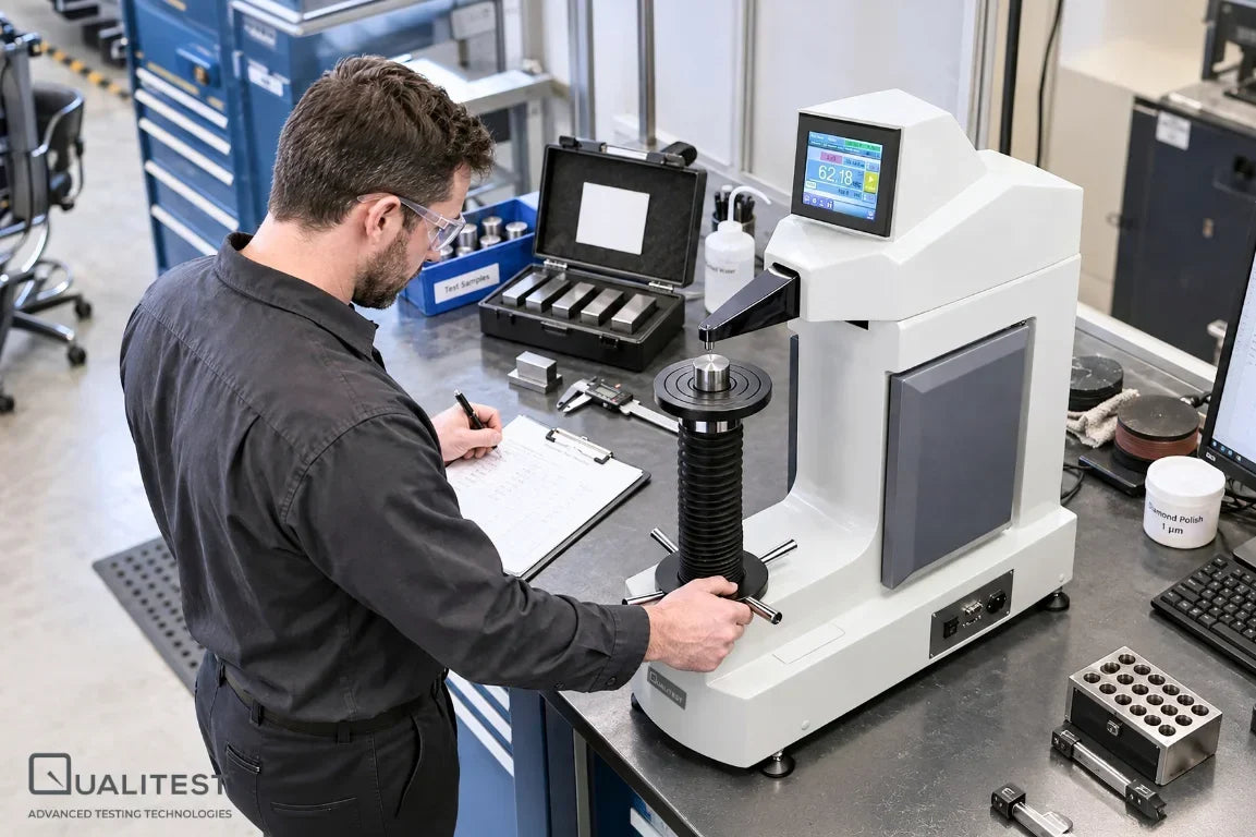 Rockwell Hardness Testing: Indenters, Loads & Scales