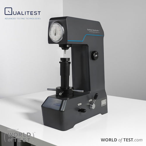 Rockwell Hardness Tester, HardRocker™ 150-A, analog Rockwell tester, metal hardness testing, high precision hardness tester, economical hardness tester, ASTM E-18, ISO 6508-2, JIS Z2245 standards.
