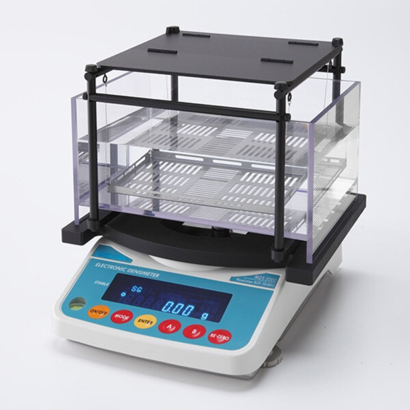 Tester solido vulcanizzato di peso specifico del densimetro per Footware di plastica e di gomma Tester solido vulcanizzato di peso specifico del densimetro per Footware di plastica e di gomma