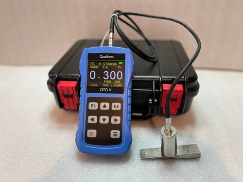 Electromagnetic Thickness Gauge QTG V - No Coupling Gel Required