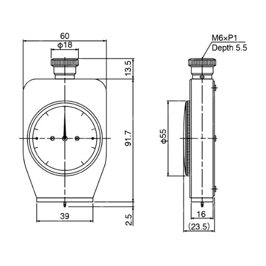 Analog Durometer - GS-719N Shore A Durometer 