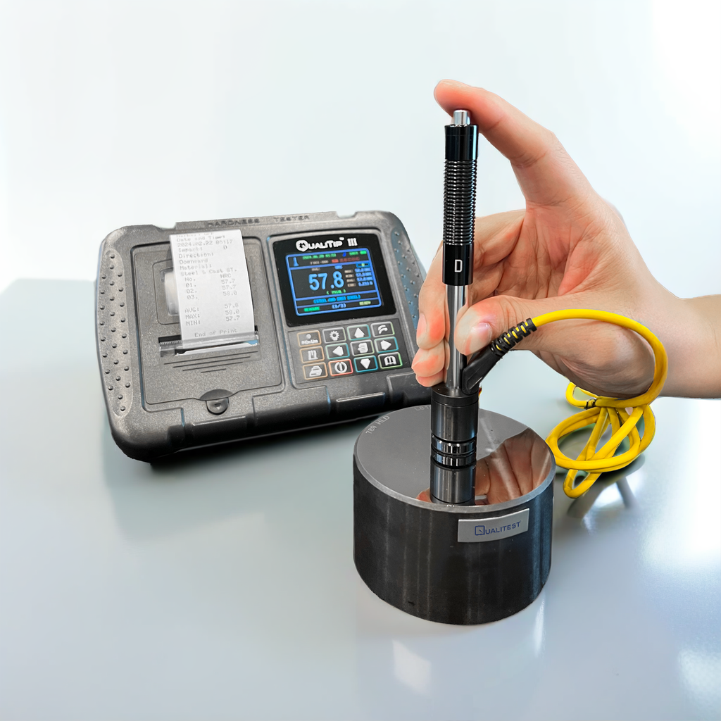 Testador de dureza portátil Leeb - QualiTip III, Testador de dureza portátil, Testador de dureza portátil