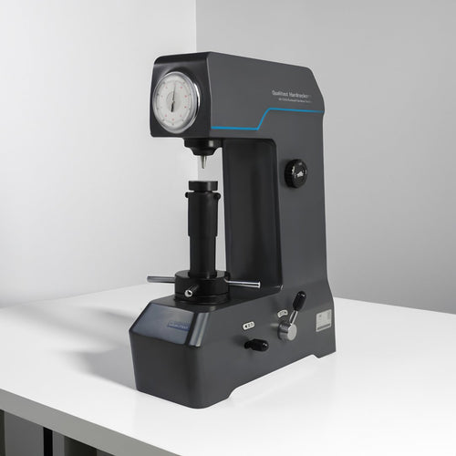 Rockwell Hardness Tester, HardRocker™ 150-A, analog Rockwell tester, metal hardness testing, high precision hardness tester, economical hardness tester, ASTM E-18, ISO 6508-2, JIS Z2245 standards.