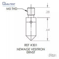 HRC,HRA & HRD Scales Diamond Indenter - Newage Versitron and Ernst Testers