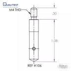 HRC,HRA & HRD Scales Diamond Indenter - Wilson 400 and Affri Testers