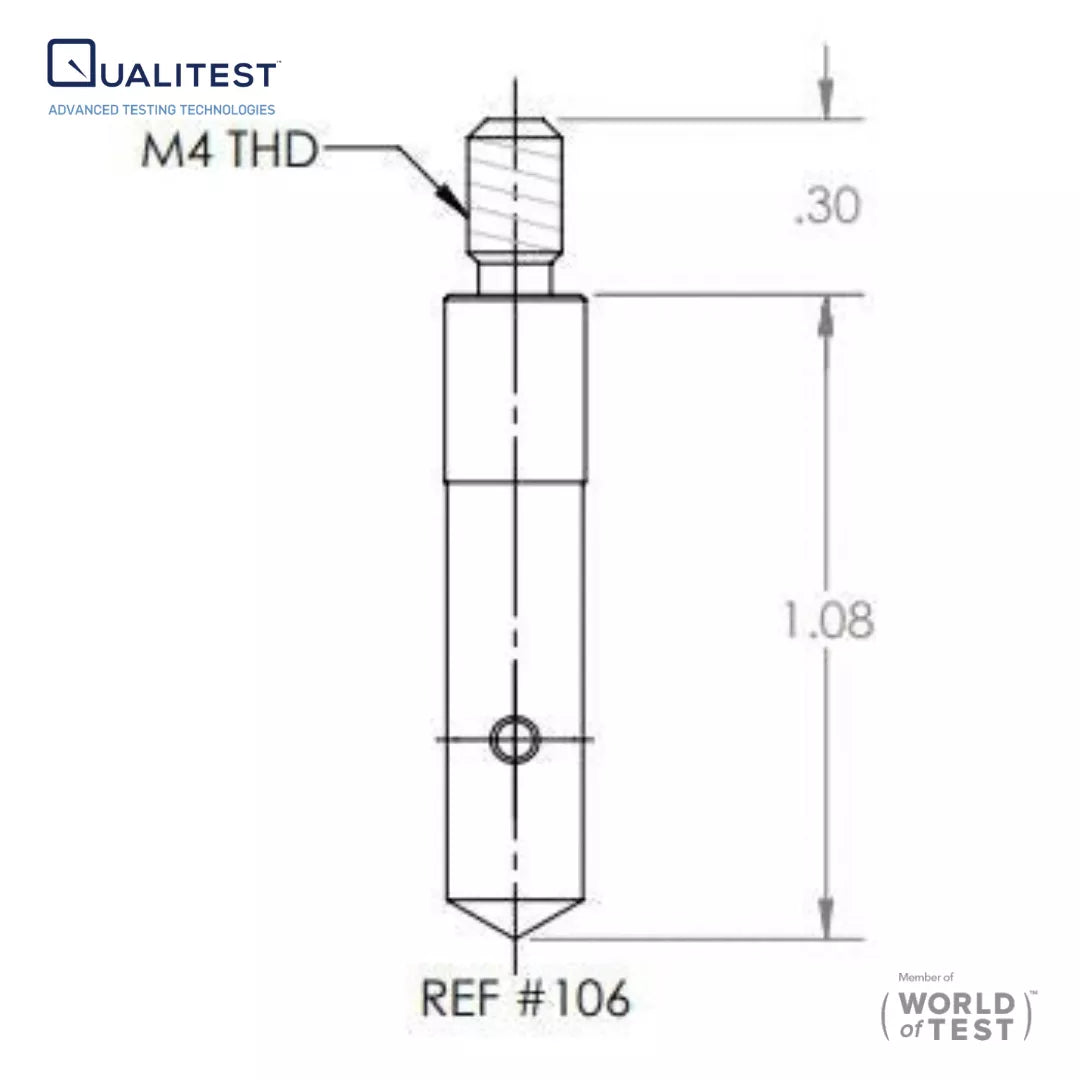 HRC,HRA & HRD Scales Diamond Indenter - Wilson 400 and Affri Testers