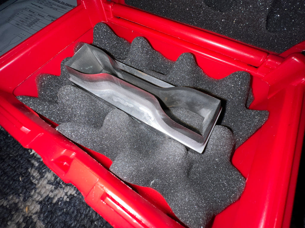 قالب عينة - قاطع عينة اختبار الشد ASTM D412 النوع C على شكل دمبل عظمة كلب