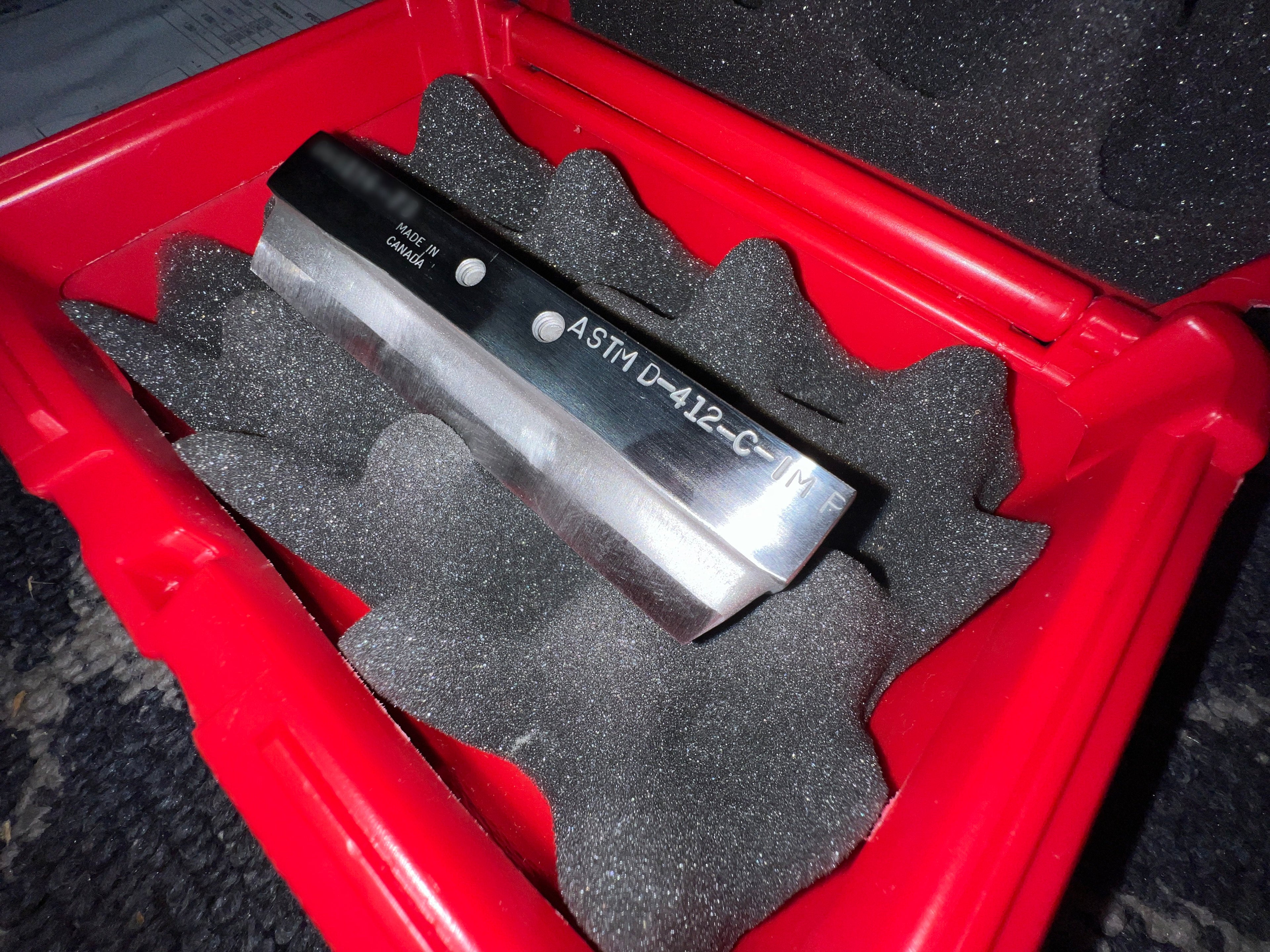 Specimen Die - ASTM D412 Type C Dumbbell Dog bone Tensile Testing Sample Cutter