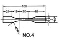 Specimen Cutting Dies JIS K-6301 4