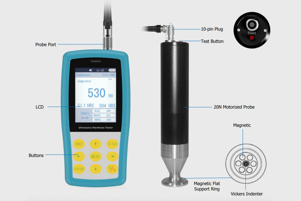 Ultrasonic Hardness Tester UCI-4100DM