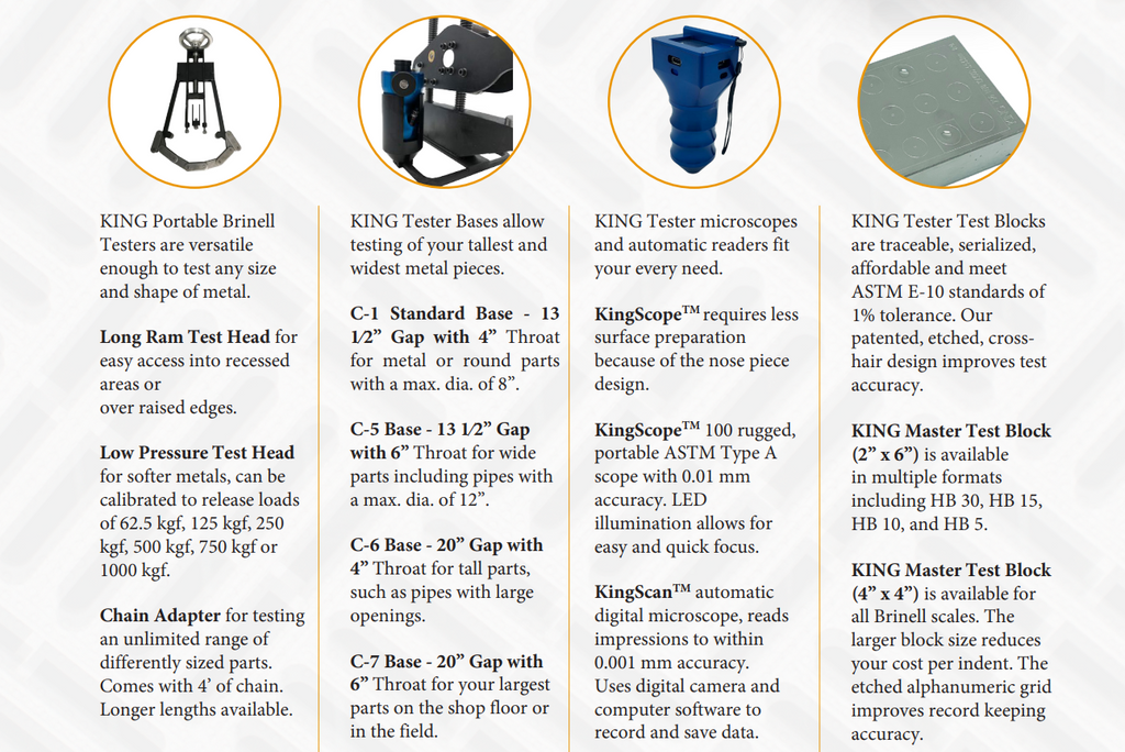 King Brinell Hardness Tester