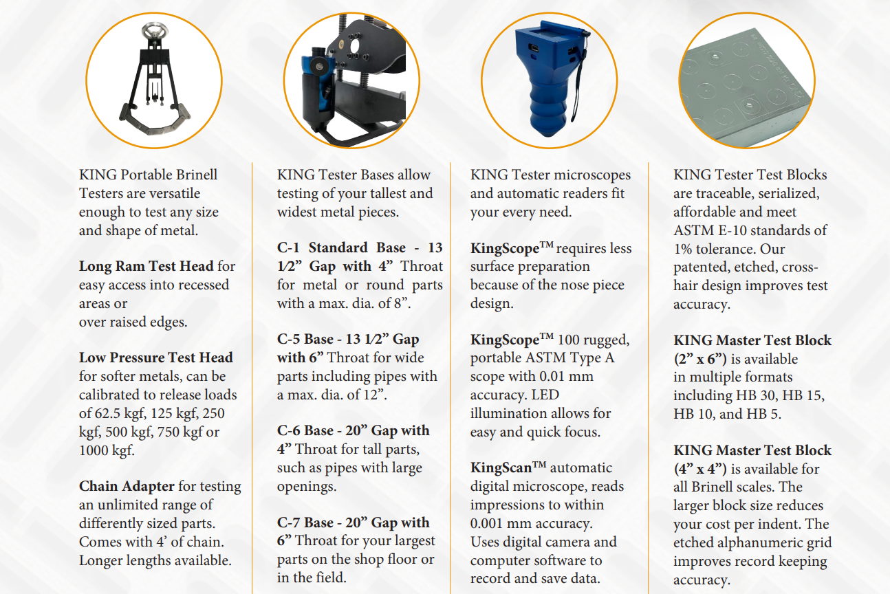 King Brinell Hardness Tester