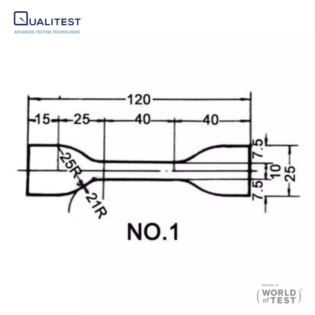 Specimen Cutting Dies JIS K-6301 1