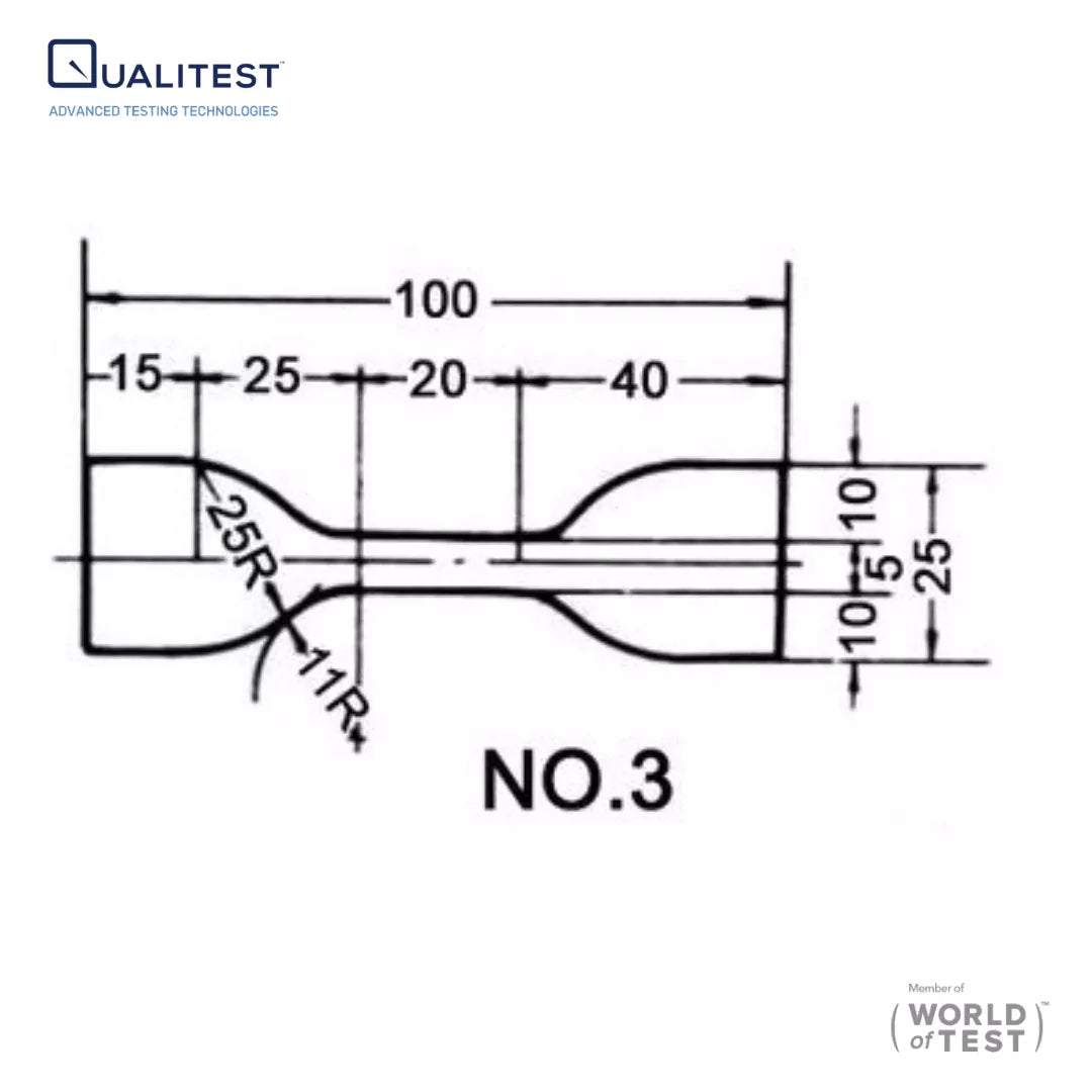 Specimen Cutting Dies JIS K-6301 3