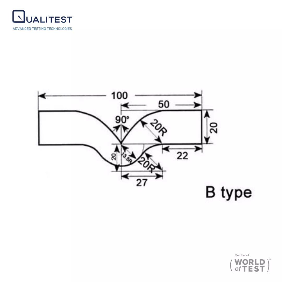 Specimen Cutting Dies JIS K-6301 B