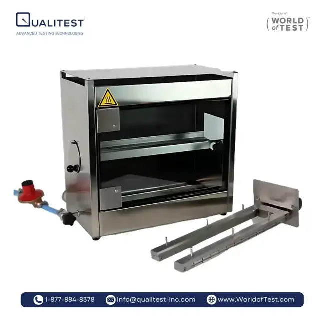 Horizontal Flammability Tester for Automotive Interiors